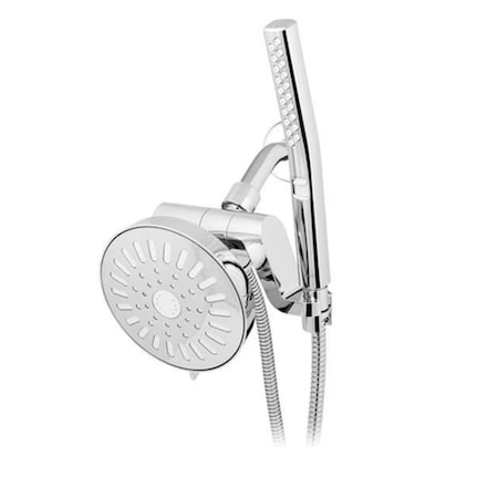 Waterpik Waterpik BodyWand Spa System with PowerComb Chrome 7 settings Showerhead Combo 1.8 gpm YHW-433/SBW-383